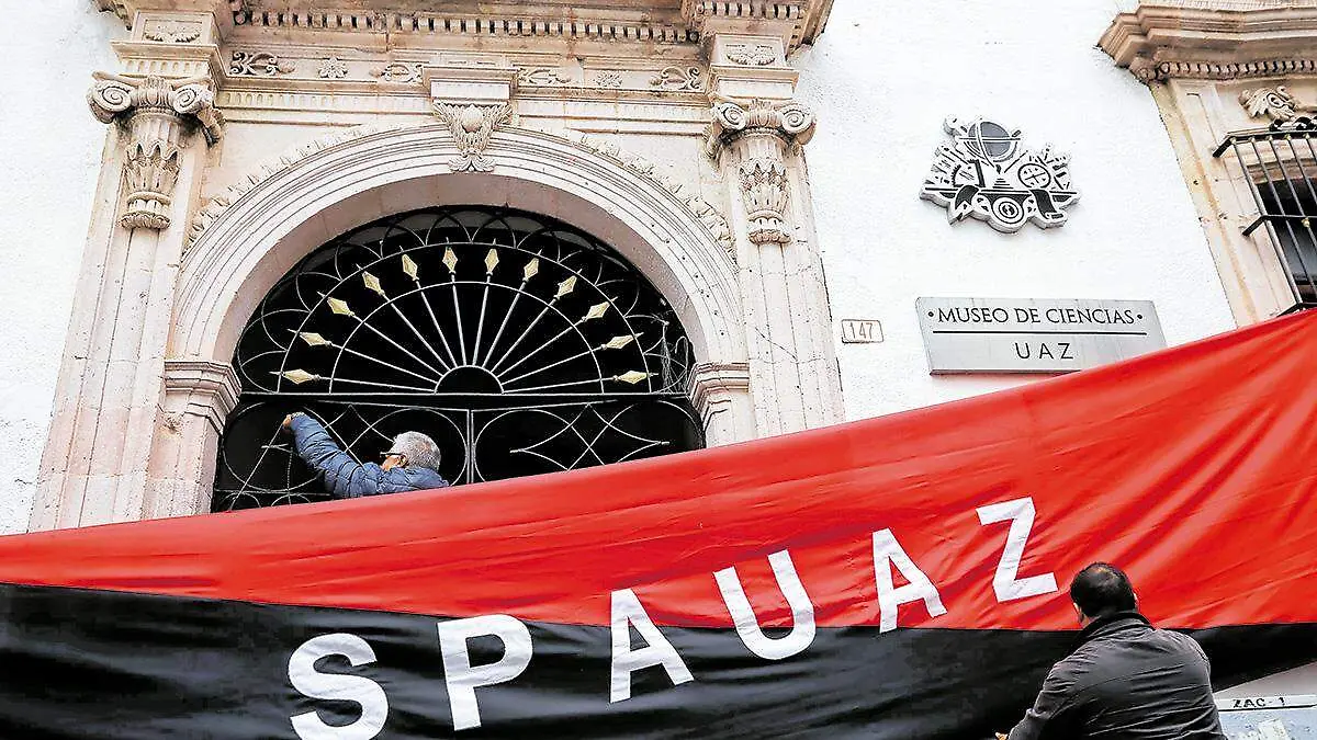 SPAUAZ en huelga